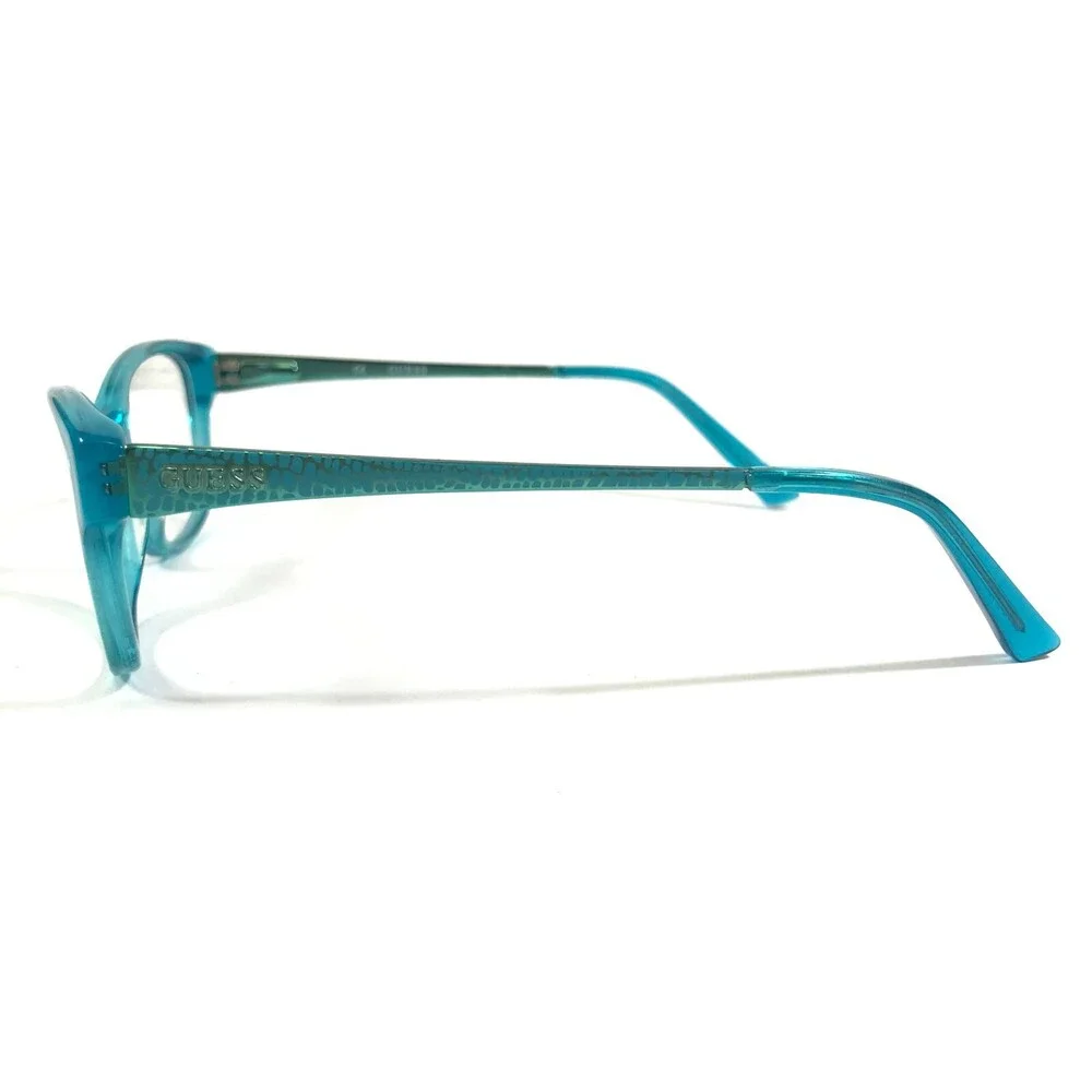 Guess Eyeglasses Frames GU9135 089 Clear Blue Cat Eye Full Rim 48-15-130